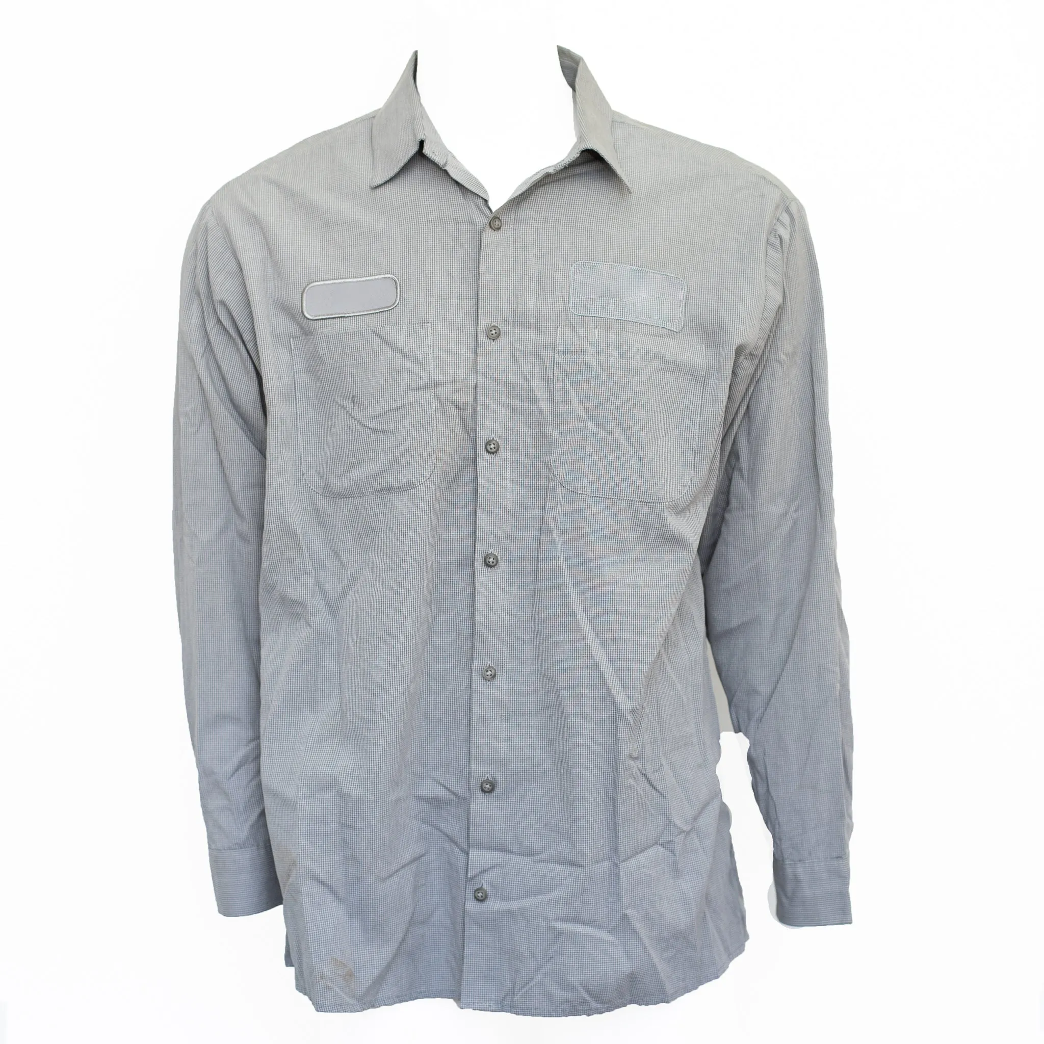 Used Standard MicroCheck Work Shirt - Long Sleeve